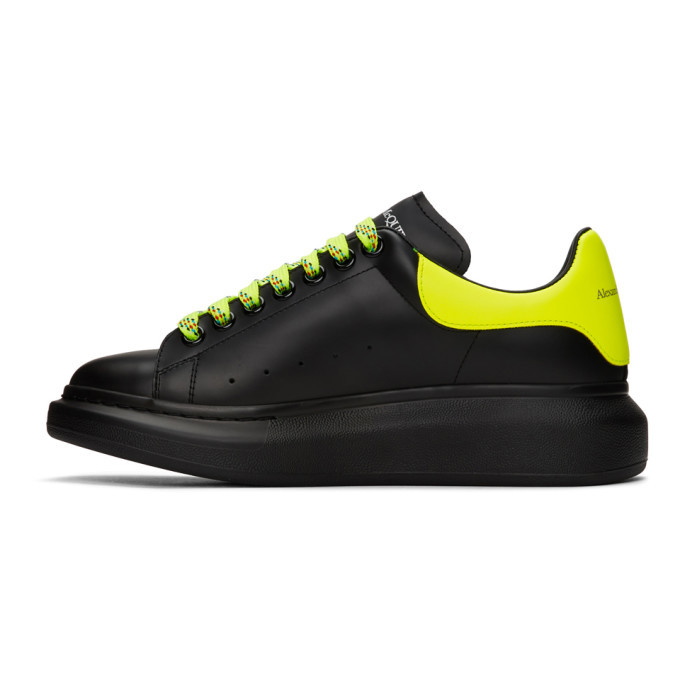 NEW Alexander McQueen Oversized Sneaker Sz 10.5 / 43.5 Black/Yellow