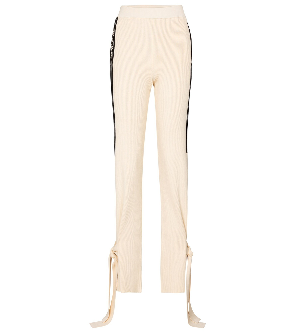 OffWhite Logo ribbedknit sweatpants OffWhite