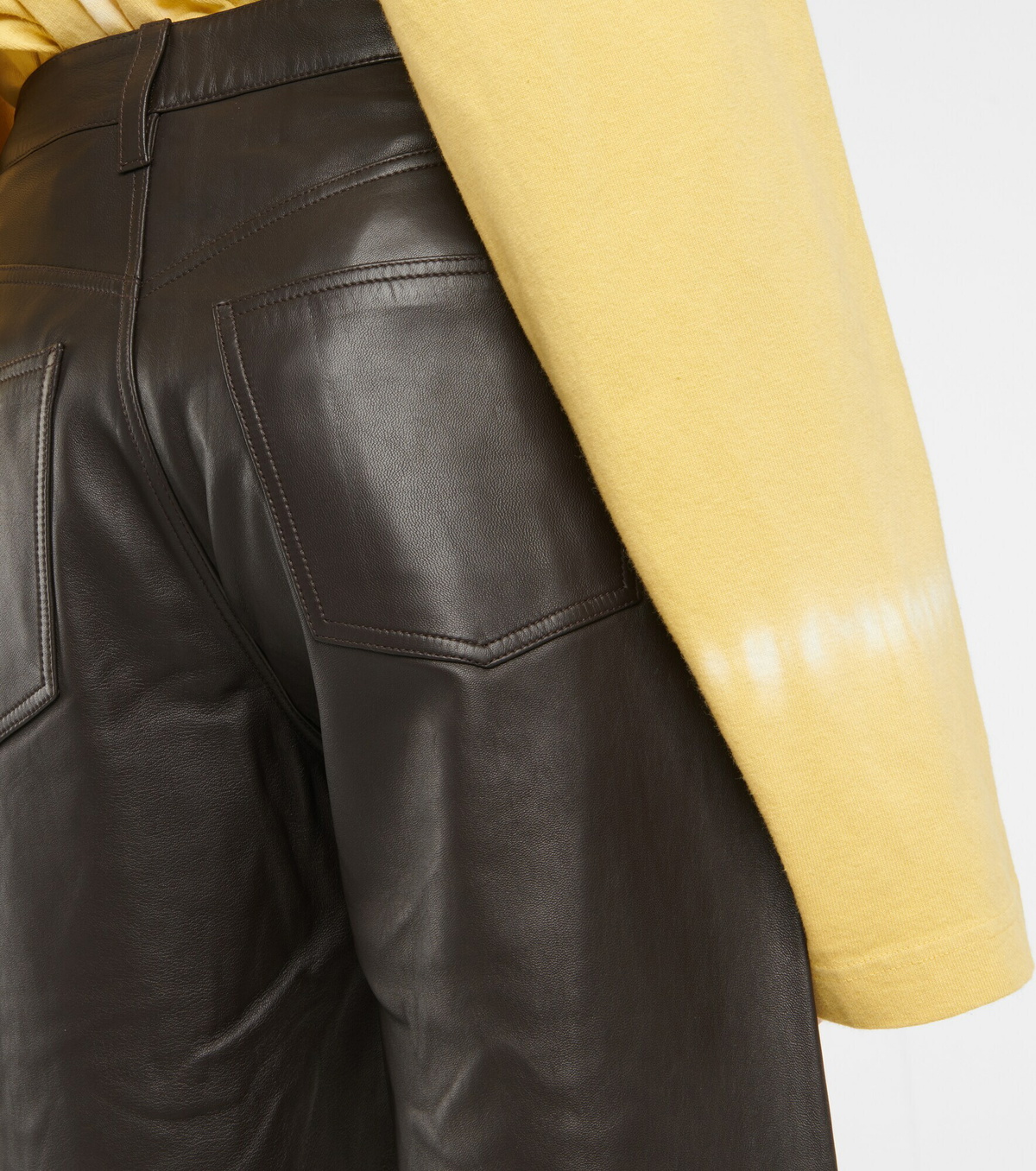 Citizens of Humanity Calista straight leather pants Citizens of Humanity