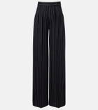 Max Mara Pinstripe pleated wide-leg pants