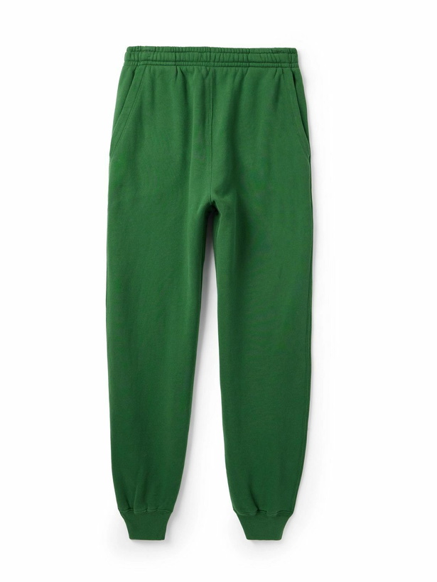 Photo: BODE - Tapered Cotton-Jersey Sweatpants - Green