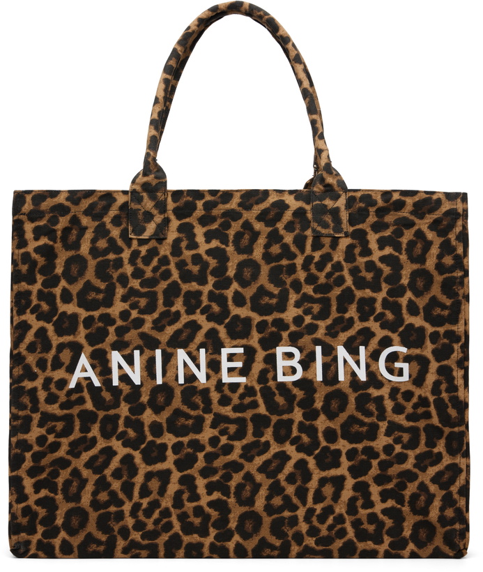 Photo: ANINE BING Black & Tan Leo Tote