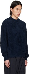 Wooyoungmi Navy Hairy Sweater