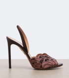 Aquazzura Ce Soir embellished leather sandals