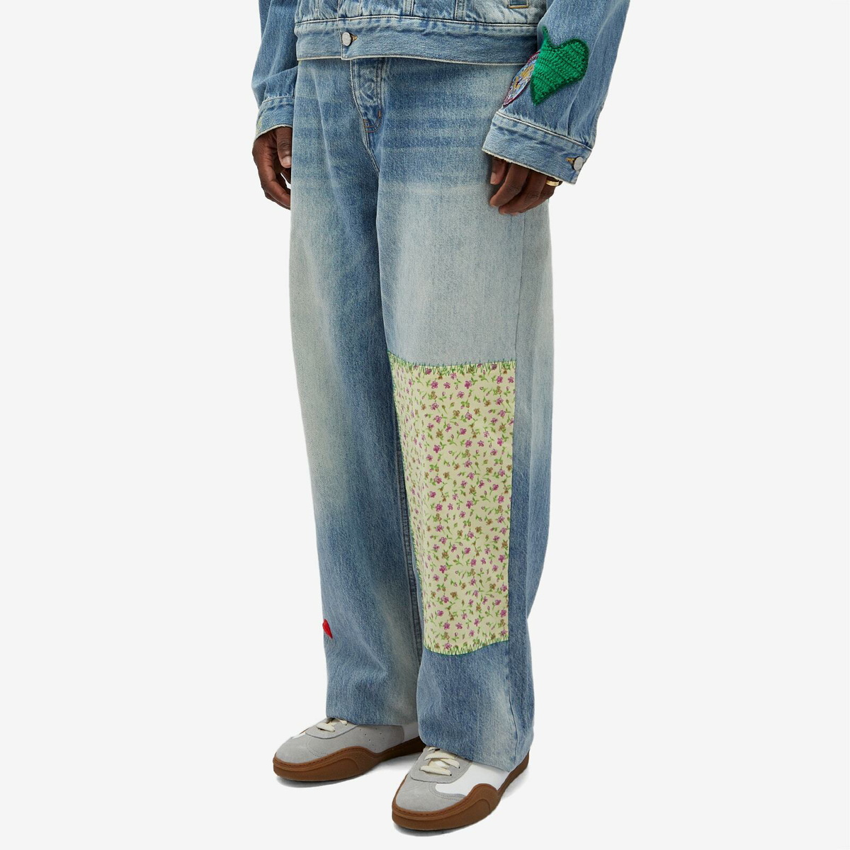 Nahmias Men's Playground Baggy Jeans in Light Wash