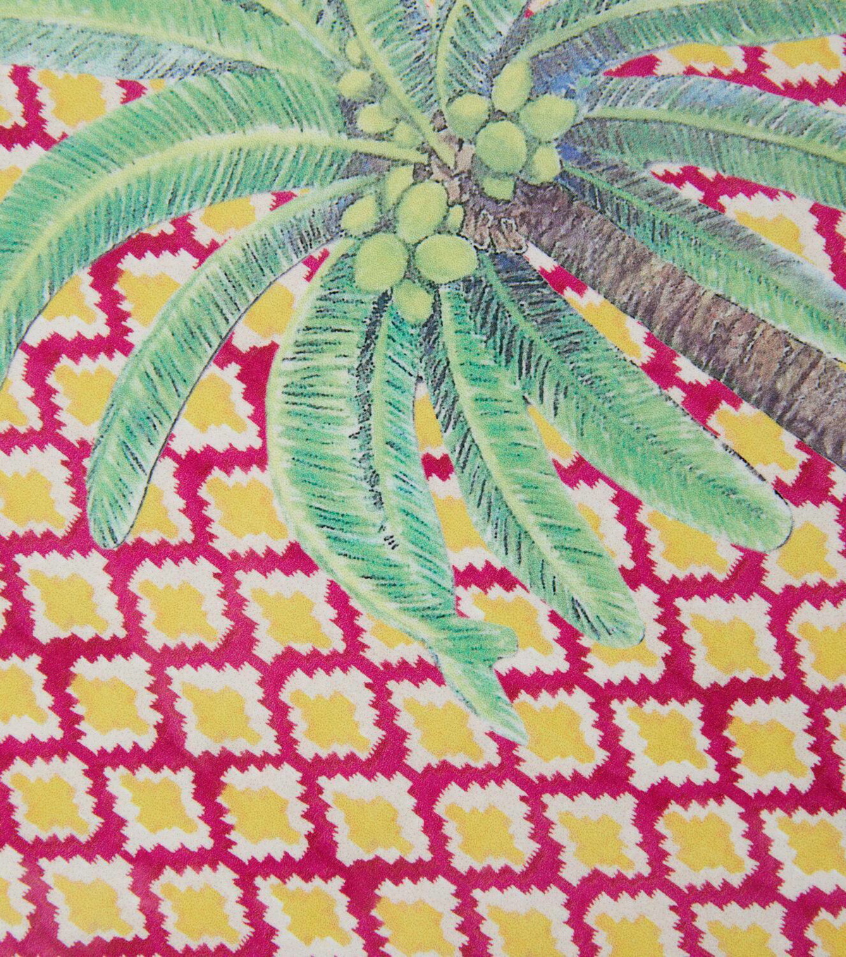 Lisa Corti Hima Palma Yellow set of 2 placemats