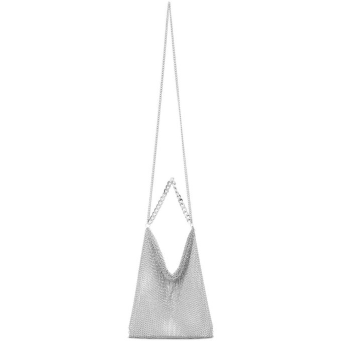 Saskia Diez Silver No. 1 Mesh Tote