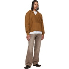 Les Tien Tan Heavyweight Raw Cropped Hoodie