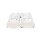 Burberry White Bio-Based Striped Sole Sneakers