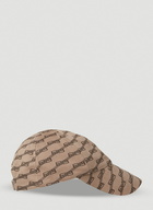 Balenciaga - BB Monogram Baseball Cap in Beige