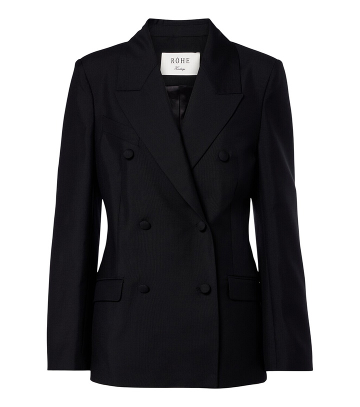 Photo: Róhe Wool and mohair blazer