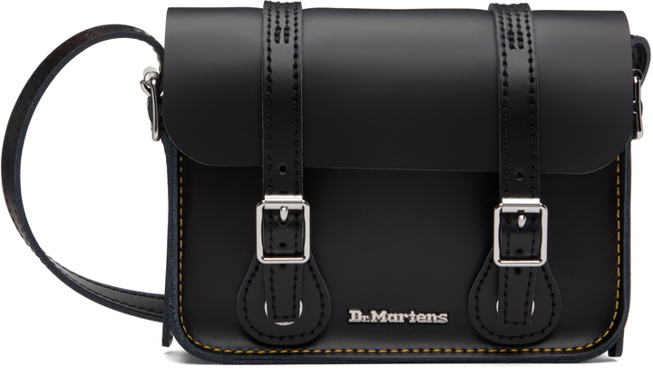 Photo: Dr. Martens Black 7 Inch Leather Crossbody Bag