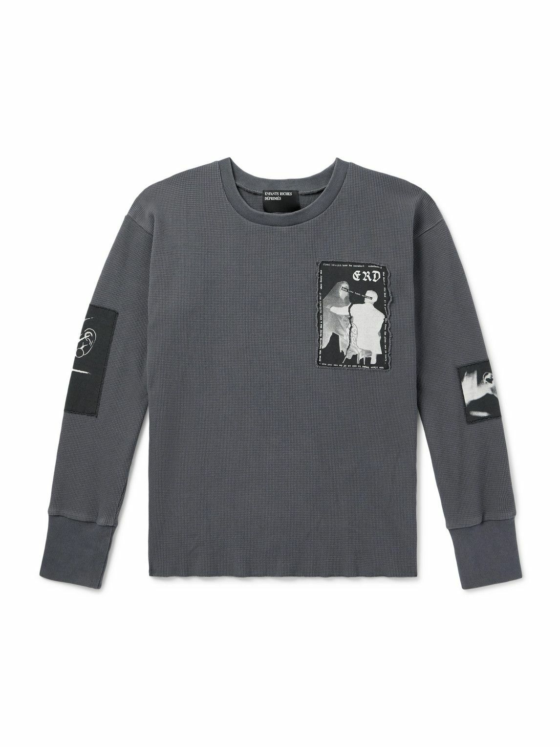 Enfants Riches Déprimés Beige 'The Drama of Opium' Crewneck Enfants Riches Déprimés Beige 'The Drama of Opium' Crewneck
