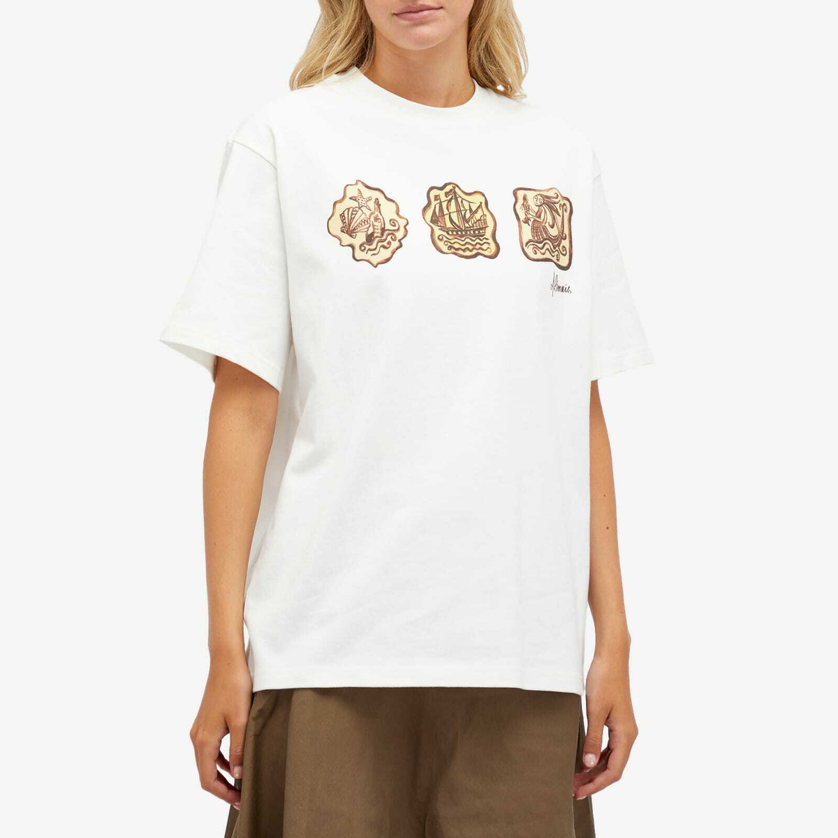 Alemais Women's Relic T-Shirt in Cream