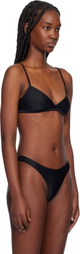 Matteau Black Tri Crop Bikini Top