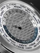 Andersen Geneve - Tempus Terrae Limited Edition Automatic 39mm 18-Karat White Gold and Suede Watch