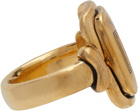 Dsquared2 Gold Vintage 'D2' Ring