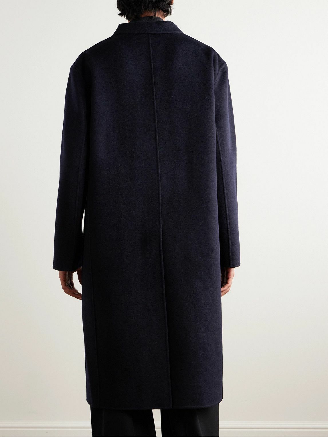 The Frankie Shop - Paxton Wool-Blend Felt Coat - Blue