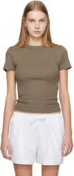 Matteau Taupe Rib Baby T-shirt