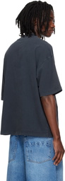 Alexander Wang Black Oversized Graphic T-shirt