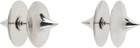 HUGO KREIT Silver Toupie Piercing Earrings