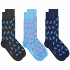 Paul Smith Men's Dino Socks - 3 Pack in Multicolour