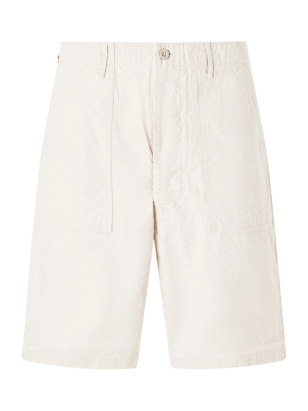 Photo: OrSlow - Summer Fatigue Straight-Leg Cotton Shorts - Neutrals