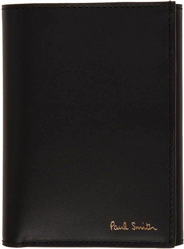 Photo: Paul Smith Black Signature Trifold Wallet