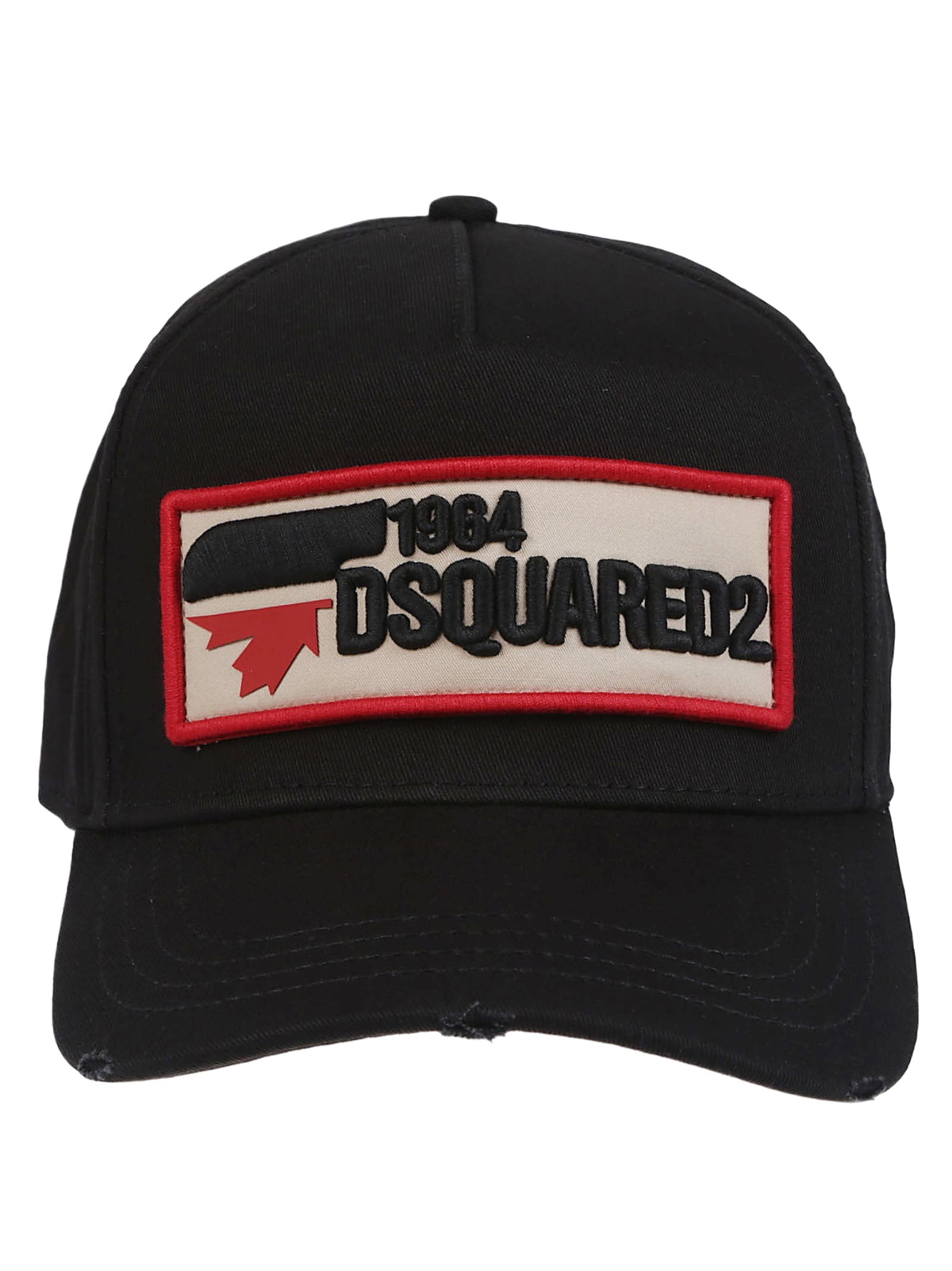 Dsquared2 Black Gabardine Kick Ass Cap Dsquared2 Dsquared2 Black Gabardine Kick Ass Cap Dsquared2