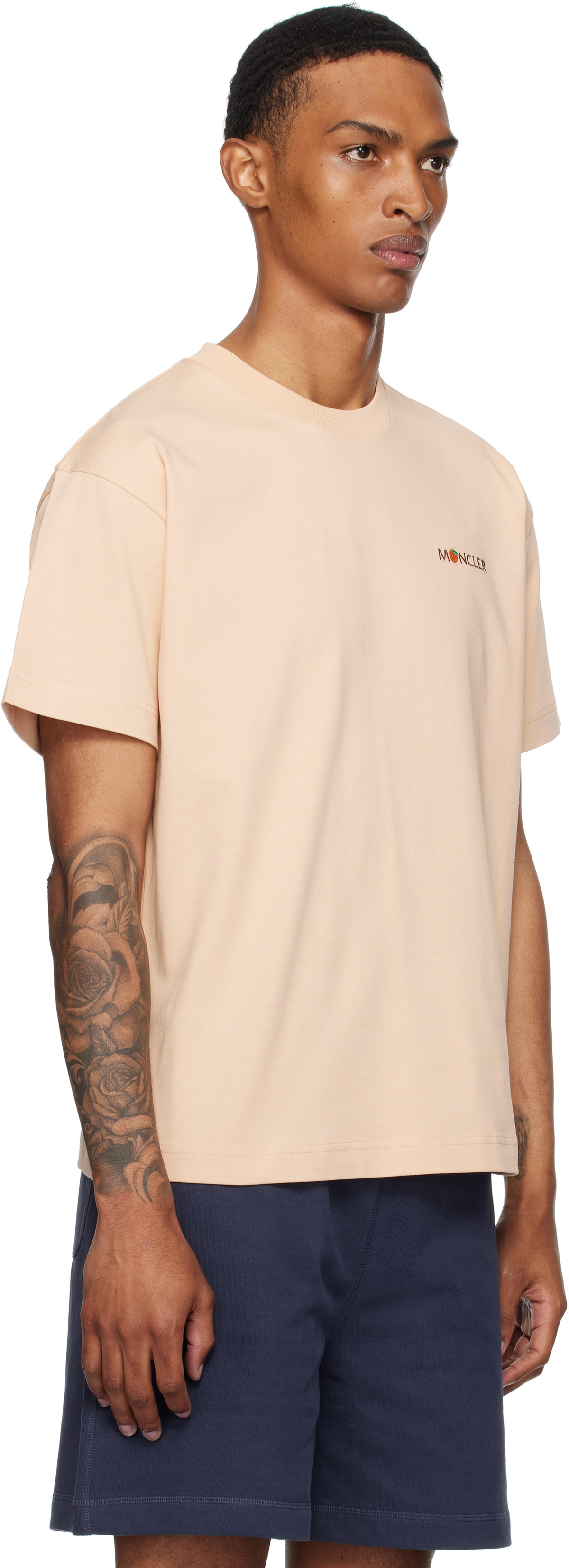 Moncler Genius Moncler x Gilga Farm Orange Short Sleeve T-shirt