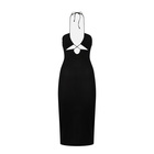 MC2 Saint Barth Longuette Black Cutout Black Dress Farah