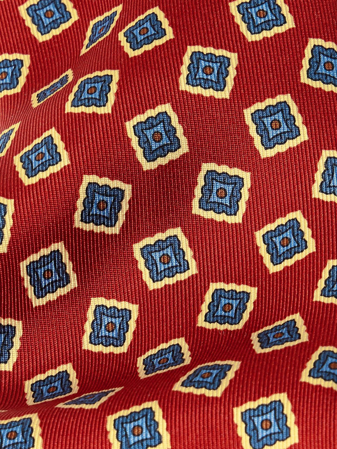 J. Mueser - 8cm Printed Silk Tie