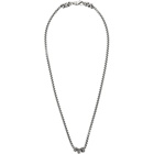 Emanuele Bicocchi Silver Tubular Chain Necklace