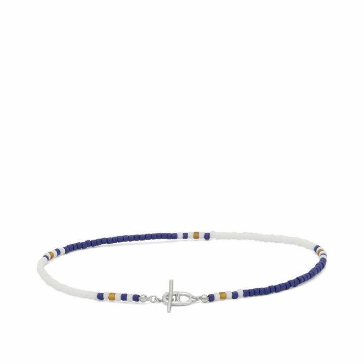 Photo: Miansai Men's Avi Bracelet in Blue/White/Amber