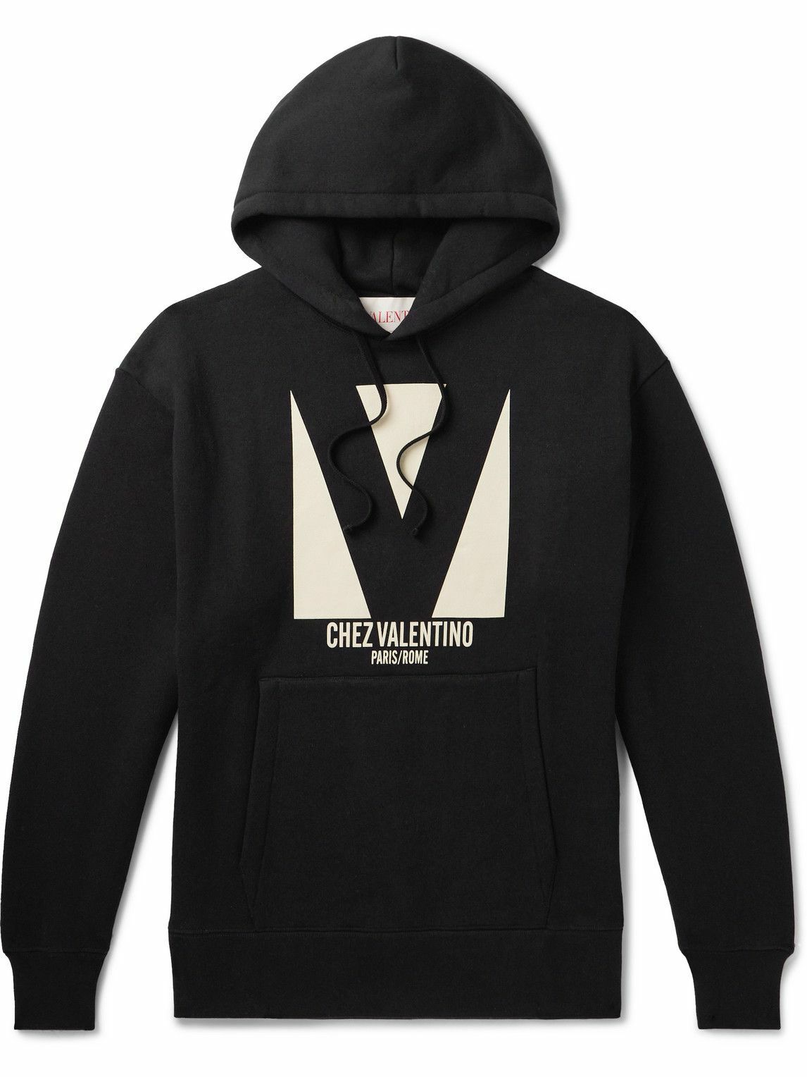 VALENTINO GARAVANI chez valentino oversized hoodie Black