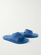 Balenciaga - Logo-Embossed Rubber Slides - Blue