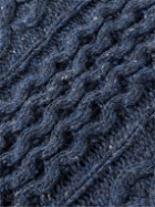 Alex Mill - Cable-Knit Merino Wool-Blend Sweater - Blue