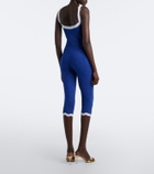 Retrofête Verene rib-knitted jumpsuit