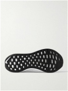 Nike Running - React Infinity Run 4 Rubber-Trimmed Flyknit Sneakers - Black