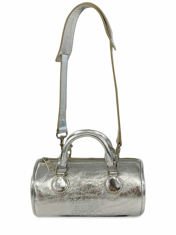 Photo: MARGE SHERWOOD - Log Metallic Leather Top Handle Bag