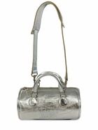 MARGE SHERWOOD - Log Metallic Leather Top Handle Bag