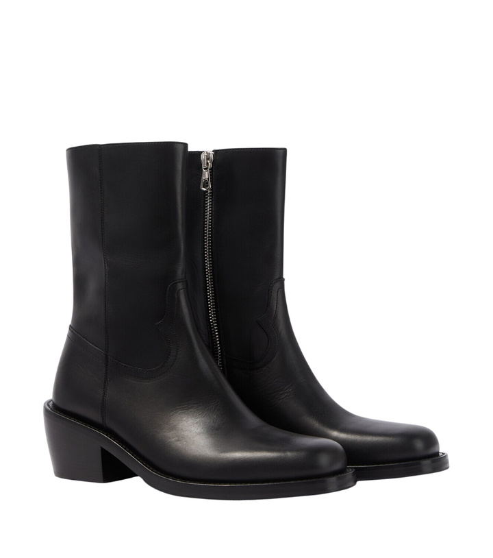 Photo: Dries Van Noten Leather ankle boots