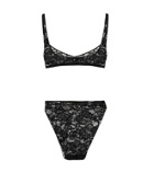 Oseree - Lace bra and underwear set