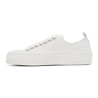 Ann Demeulemeester Off-White Distressed Suede Sneakers