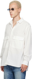 Ordinary Fits White Basic Work Shirt