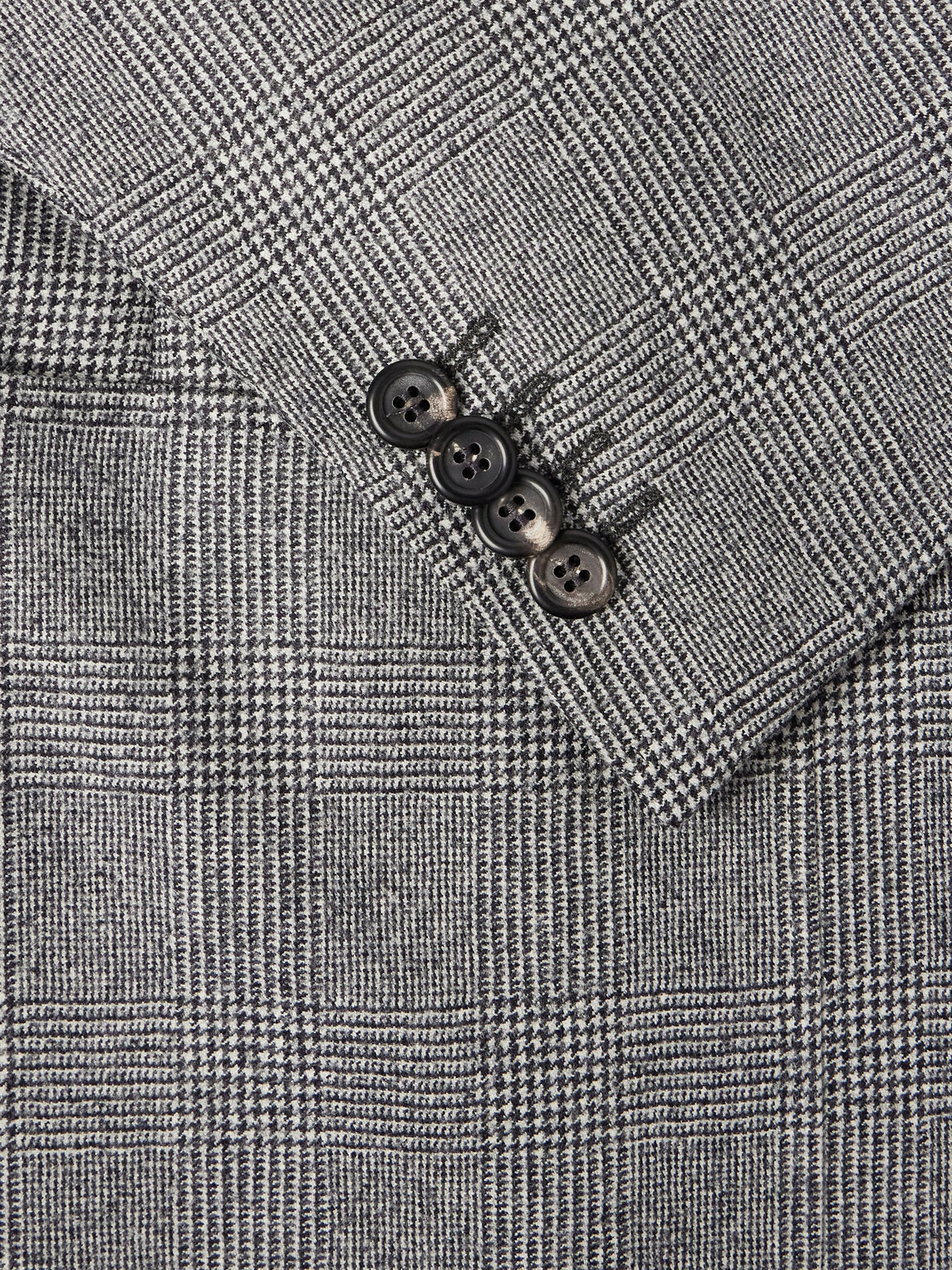 Canali - Prince of Wales Wool Blazer - Gray
