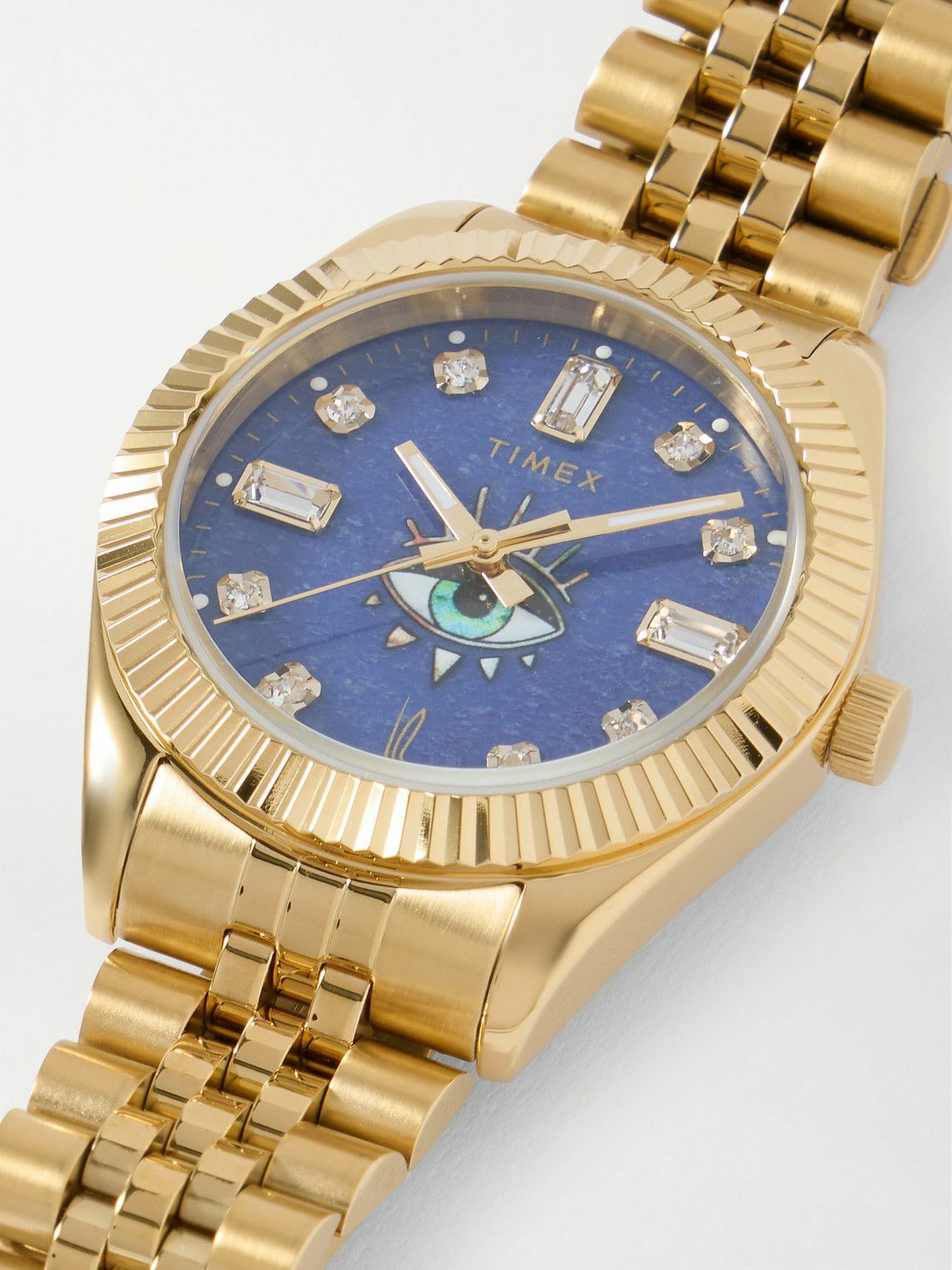 Timex - Jacquie Aiche Legacy 36mm Gold-Tone, Blue Aventurine and