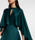 Simkhai Amory caped gown