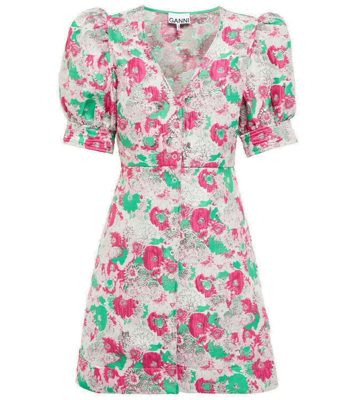 Ganni - Printed minidress GANNI