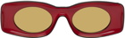 LOEWE Black & Red Paula's Ibiza Original Sunglasses